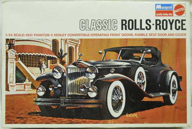 Monogram 1/24 1931 Rolls-Royce Phantom II Henley Convertible, 6766 plastic model kit